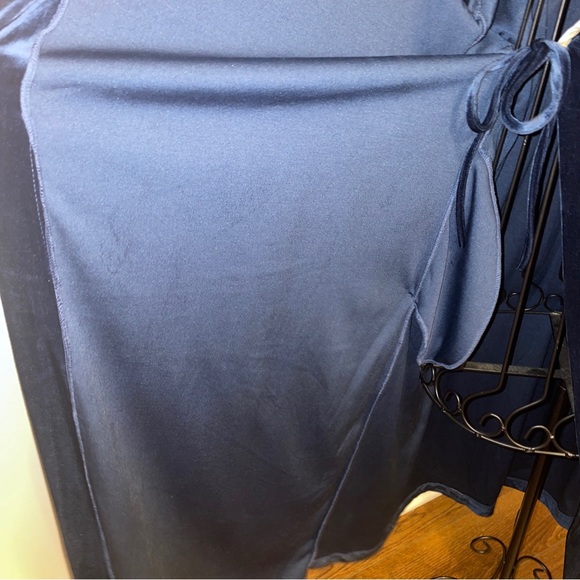 Woman’s Robe Velvet Vintage Cinema Etoile Dressing Gown Women’s Robe sz L Robe - Picture 12 of 16